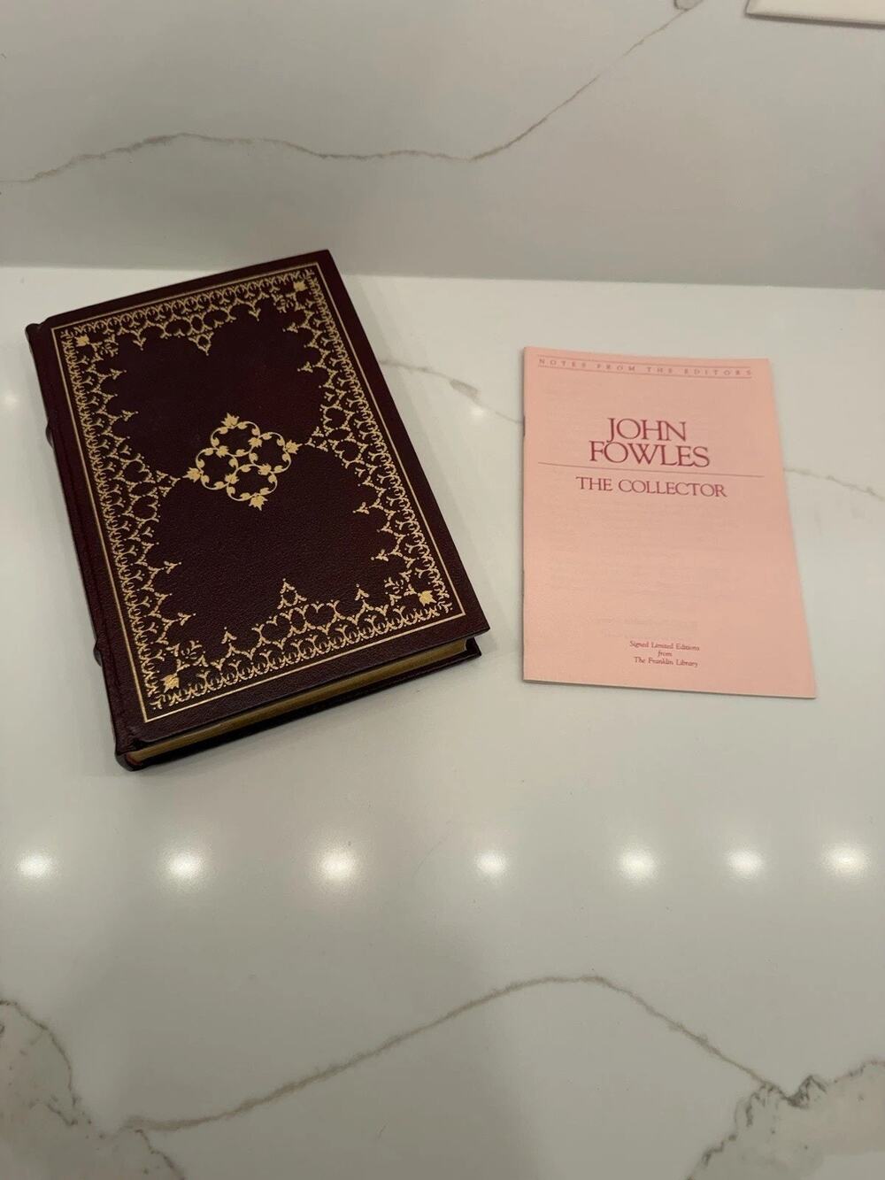 John Fowles The Collector SIGNED Franklin Library 1982 Leather Limited Edition